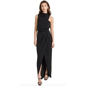 Black Halo Floella Gown in Black Size 6
